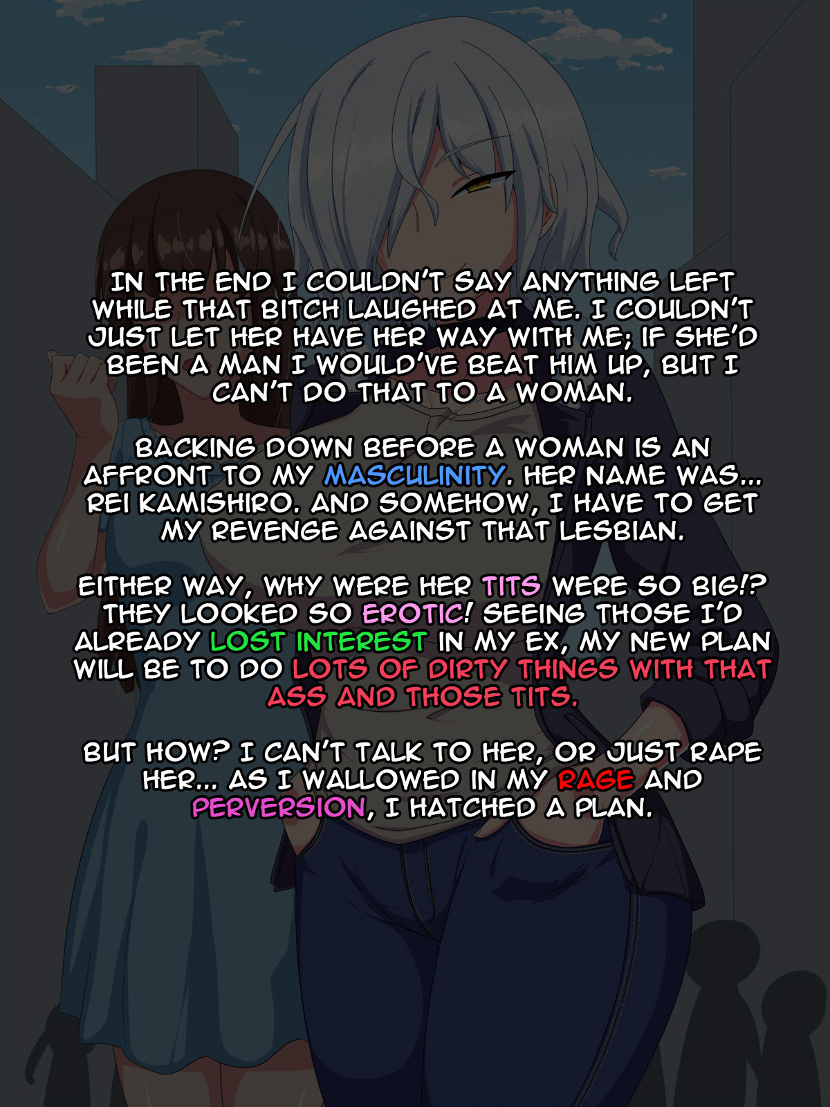 I have used Hypnosis to Implant the Idea that I'm a cute girl to a lesbian who hates men to fuck her page 8 full