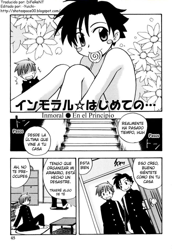 Inmoral Boys - En el Principio page 1 full