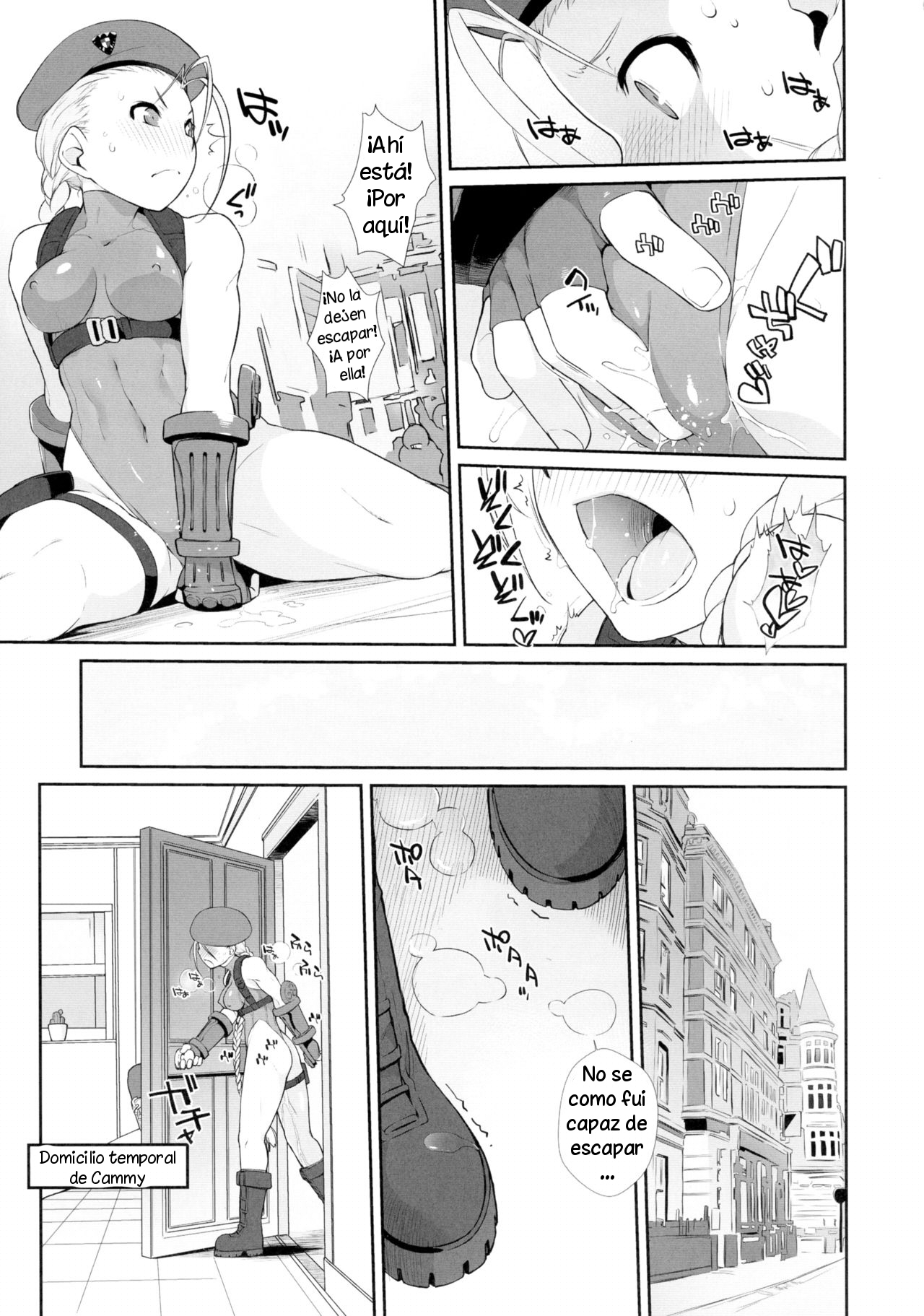 Cammy to Futanari Chun-Li no, Erohon. page 7 full