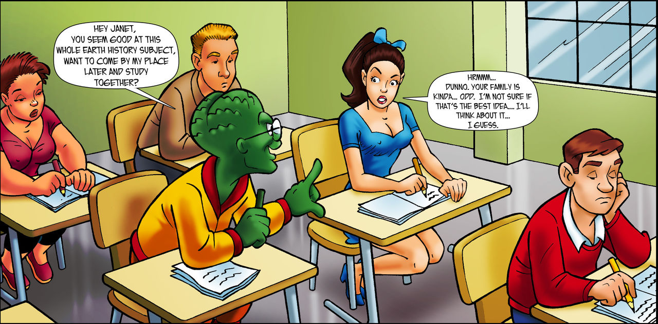 The Martian Family! - Study Buddies of Terror page 8 full
