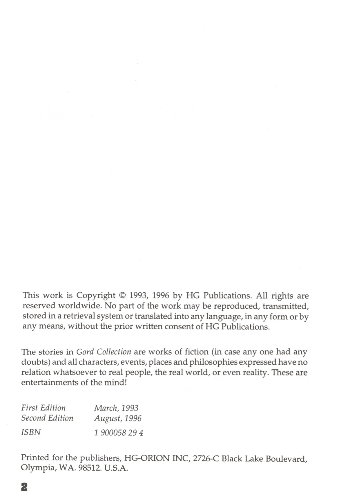 House of Gord GC-01 - Gord Collection page 3 full