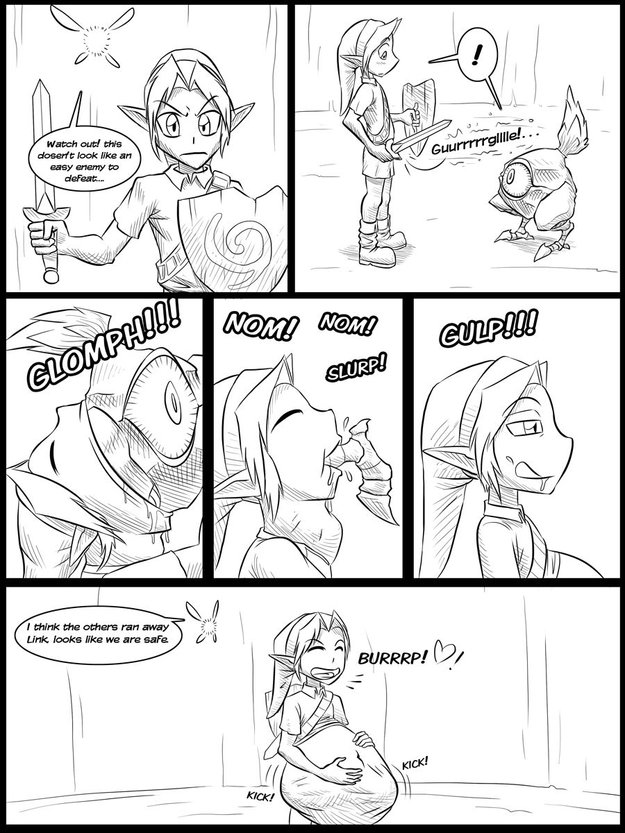 Ocarina of Vore Ch. 1-6 page 8 full