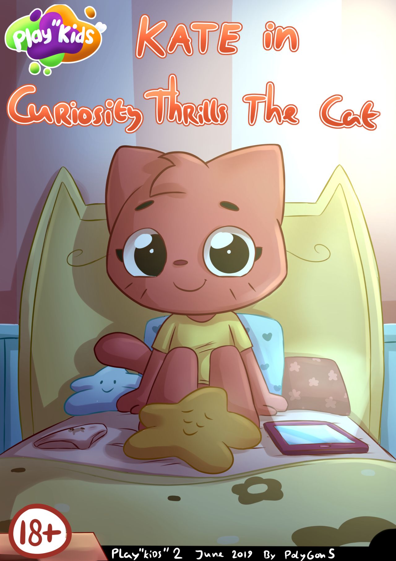 Playkids comic, Curiosity Thrills The Cat page 1 full