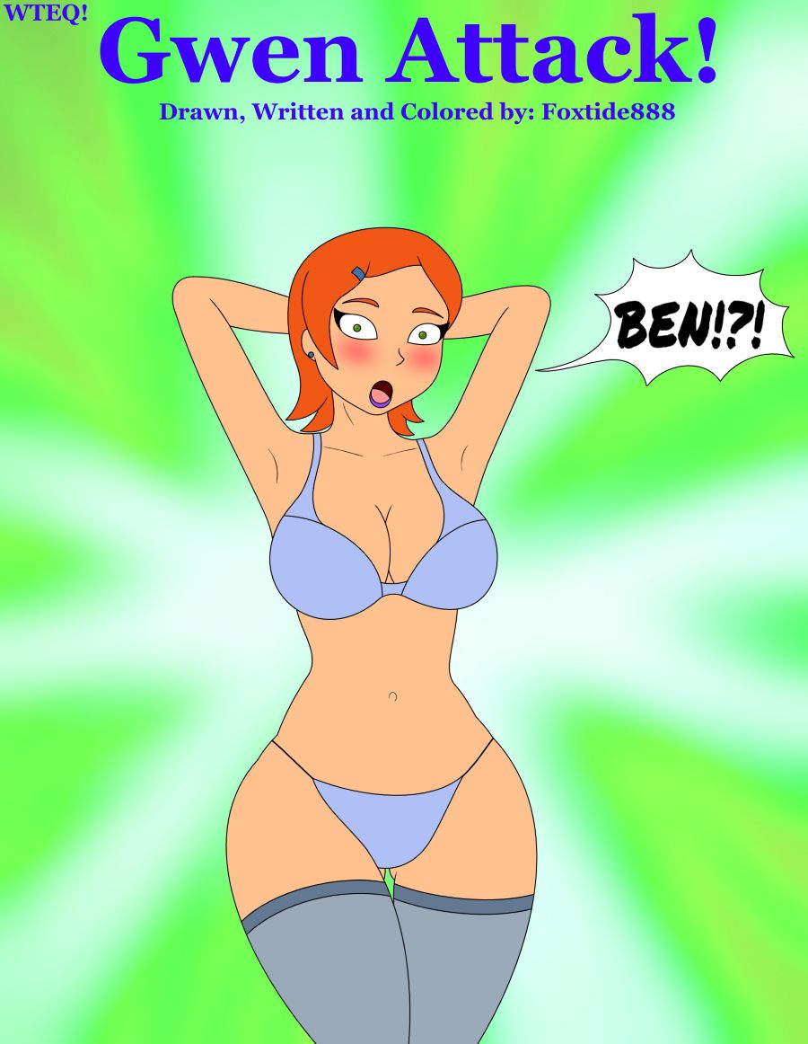 Gwen Attack  Original and White Lingerie Versions page 1 full