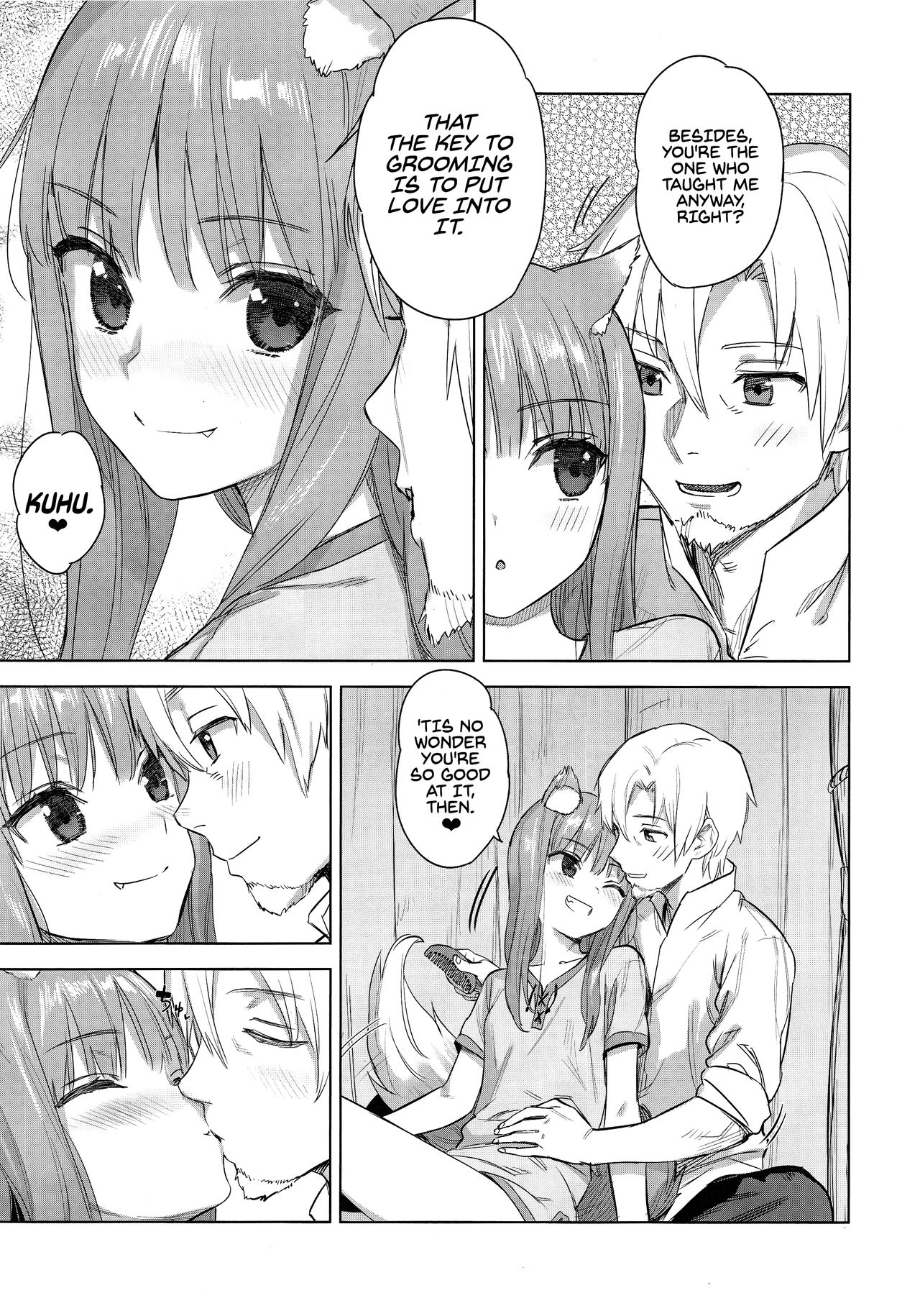 Wacchi to Shippori Kezukuroi Bon | Affectionate Grooming With Me page 4 full