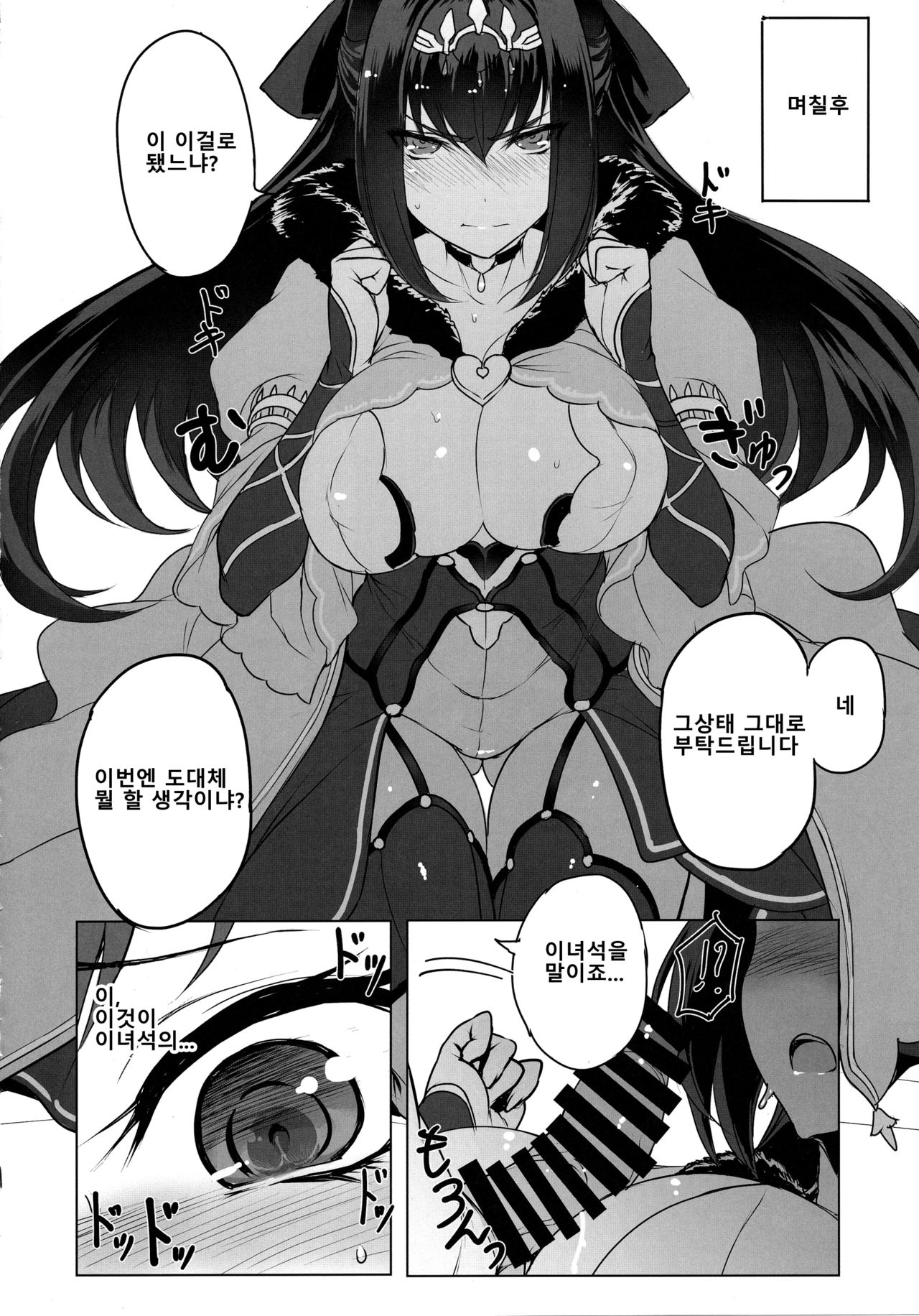 Scathach-sama ni H na Onegai Shitemita | 스카사하님께 H한 부탁을해보았다 page 9 full