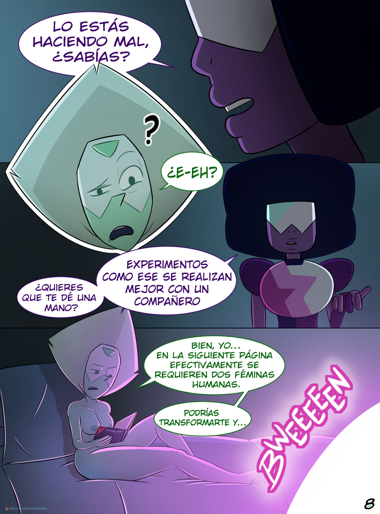 Los 'Experimentos' De Peridot page 9 full