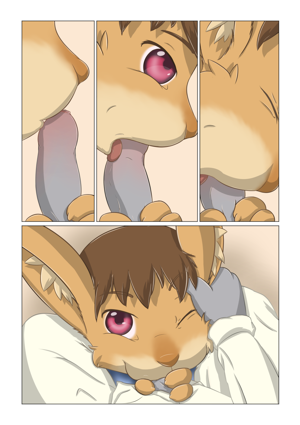 Hitsunekun - Sleepover Party page 8 full