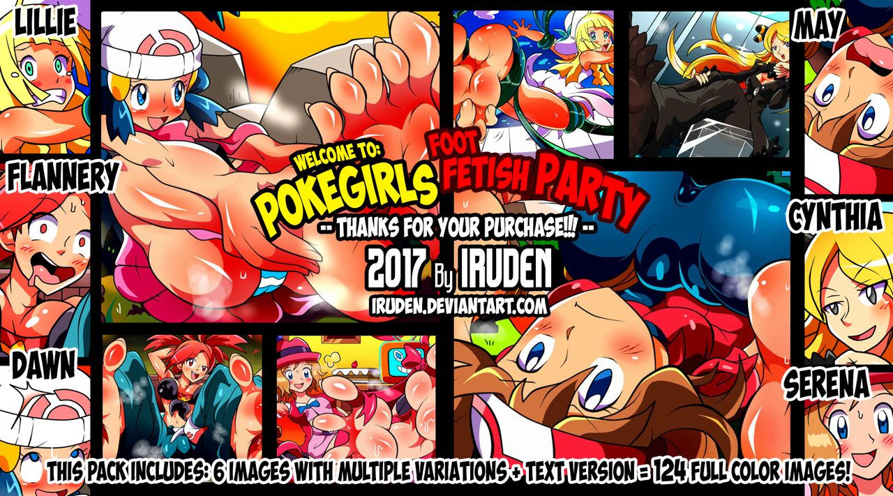 PokeGirls Foot Fetish PARTY page 1 full