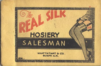 The Real Silk Hosiery Salesman page 1 full