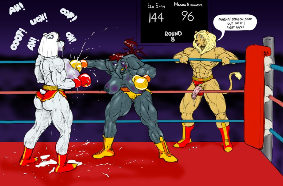 Ela Shah vs Masha Nikolaeva for The Asia Tits-Boxing Championship page 1 full