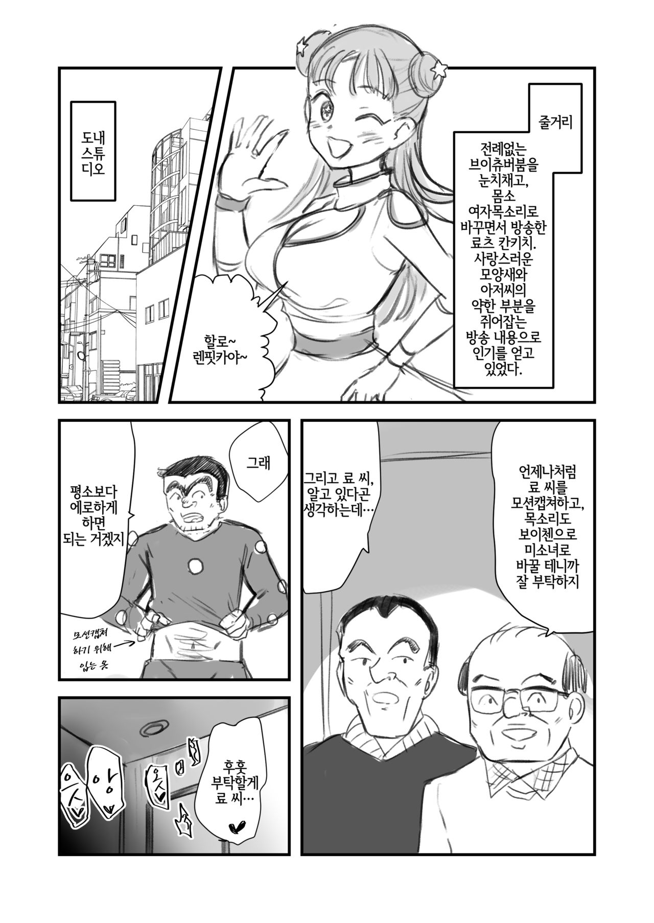 Vtuber ni Natte Chinchin Peropero | Vtuber가 되어 꼬추 핥짝핥짝 page 2 full