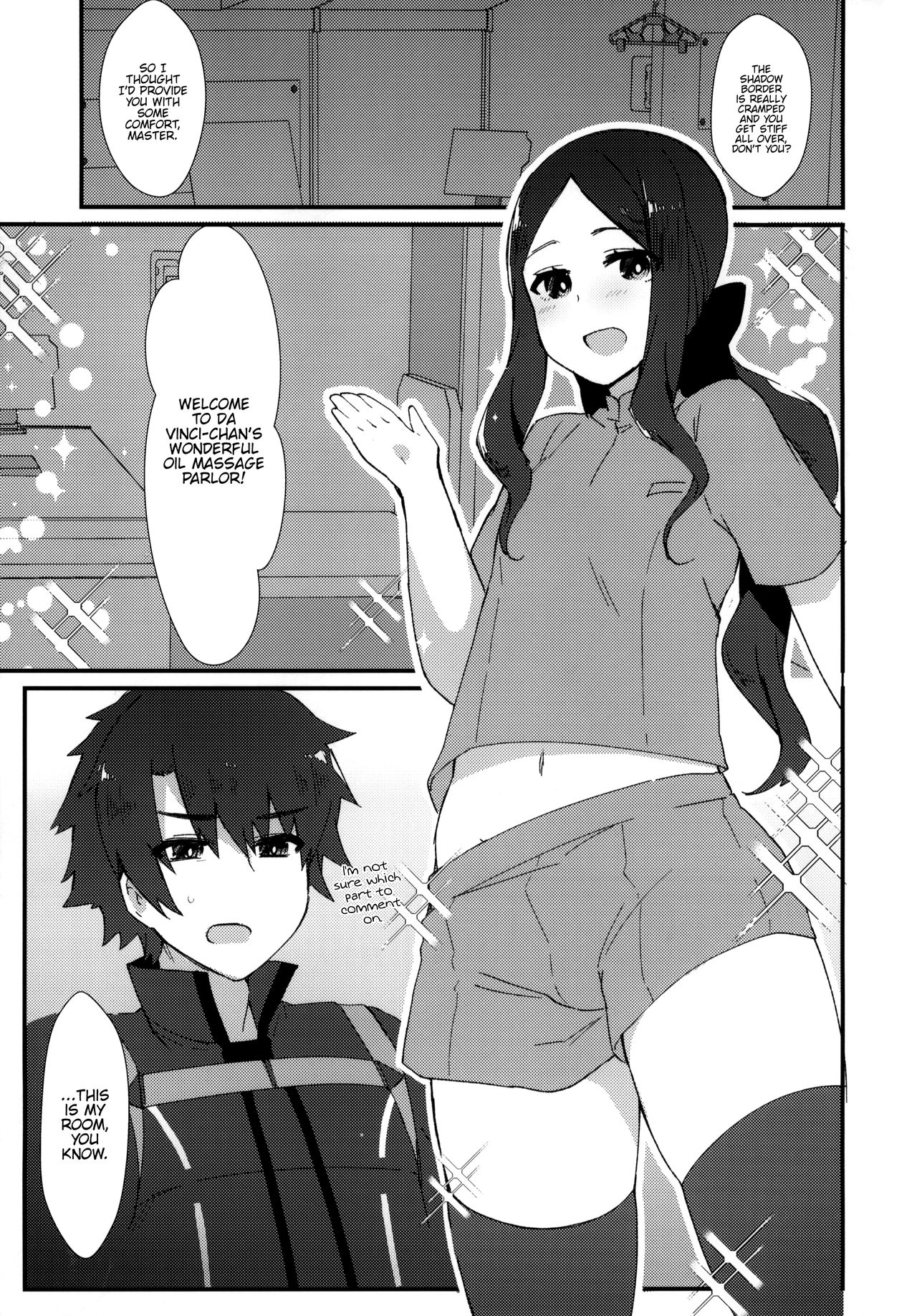 Da Vinci-chan no Oil Massage-ten e Youkoso ♥ page 2 full