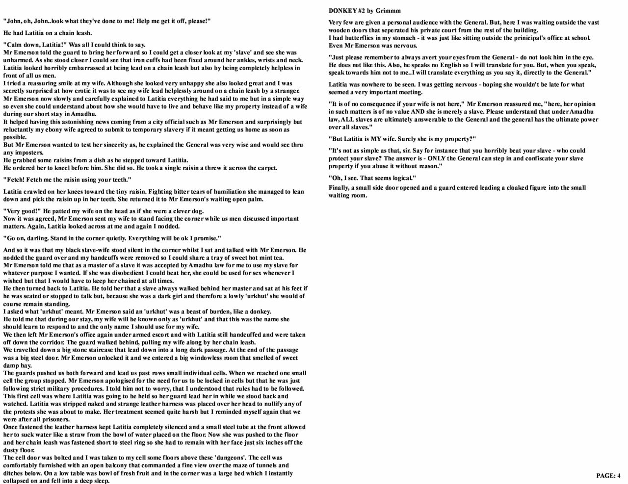 Donkey Benson with Text page 2 full