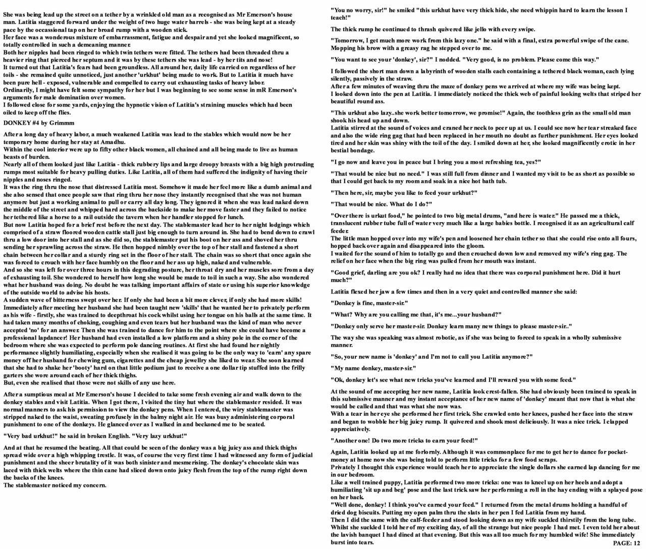 Donkey Benson with Text page 6 full