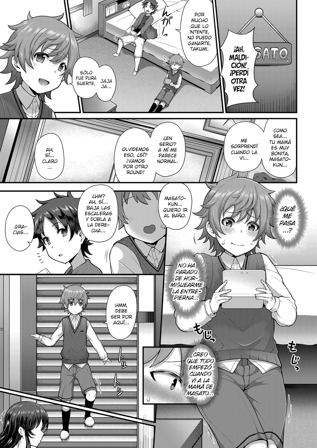 Tomo Haha to Asobo! ~Amakute Ecchi na Fudeoroshi~ | ¡Jugando con la mamá de mi amigo! ~Un dulce y travieso desvirgamiento~ page 3 full