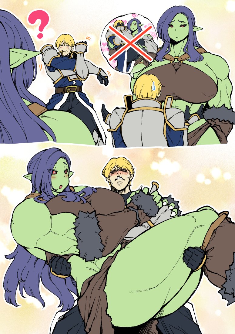 - Female Ork and Man knight & Other Histories page 5 full
