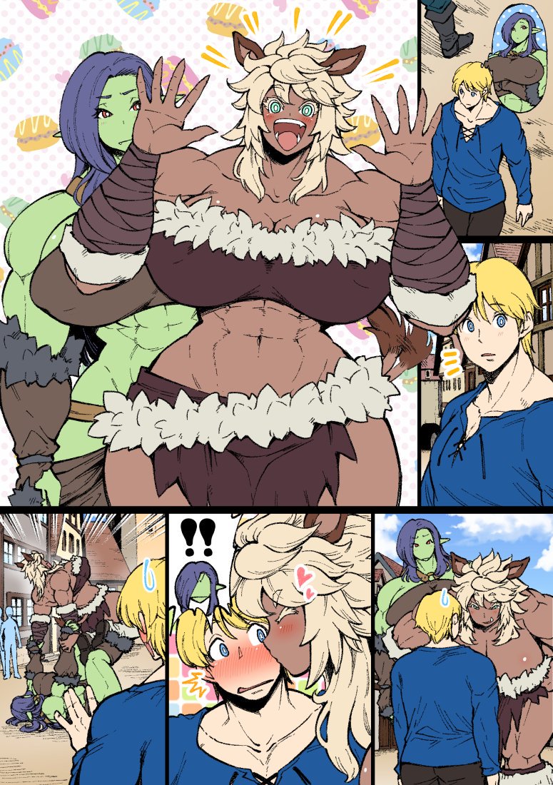 - Female Ork and Man knight & Other Histories page 6 full