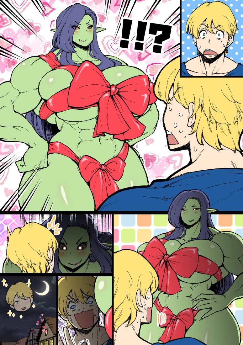 - Female Ork and Man knight & Other Histories page 7 full