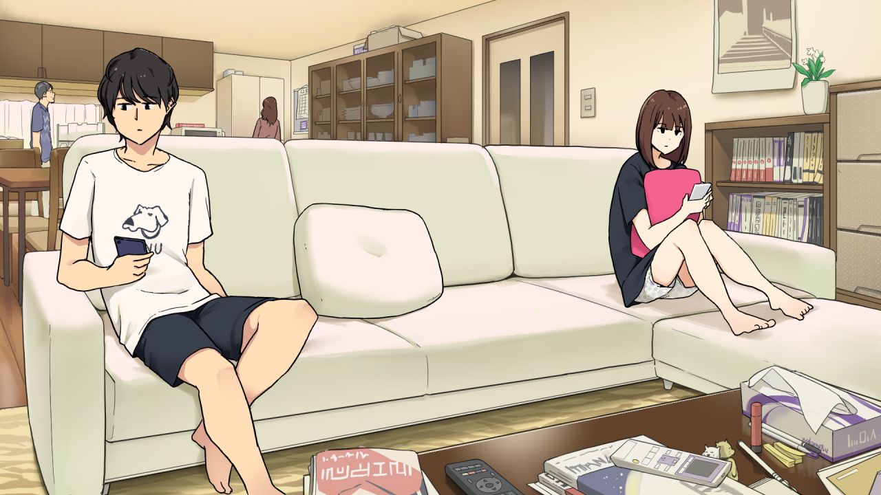Ryoushin ga Dekakeru ya Ina ya Living no Sofa de Yarihajimeru Shitei | We Start Having Sex on the Living Room's Sofa as Soon as Our Parents Leave page 1 full