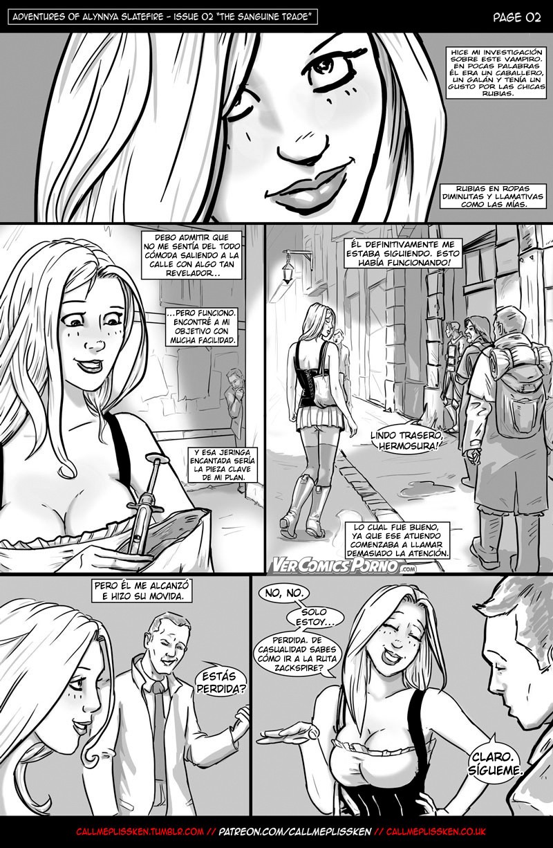 Adventures of Alynnya Slatefire #2 page 3 full