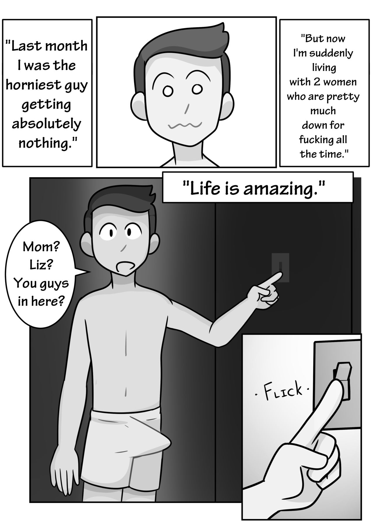 Mom and Sis, as if 1 girl wasn't enough! page 8 full