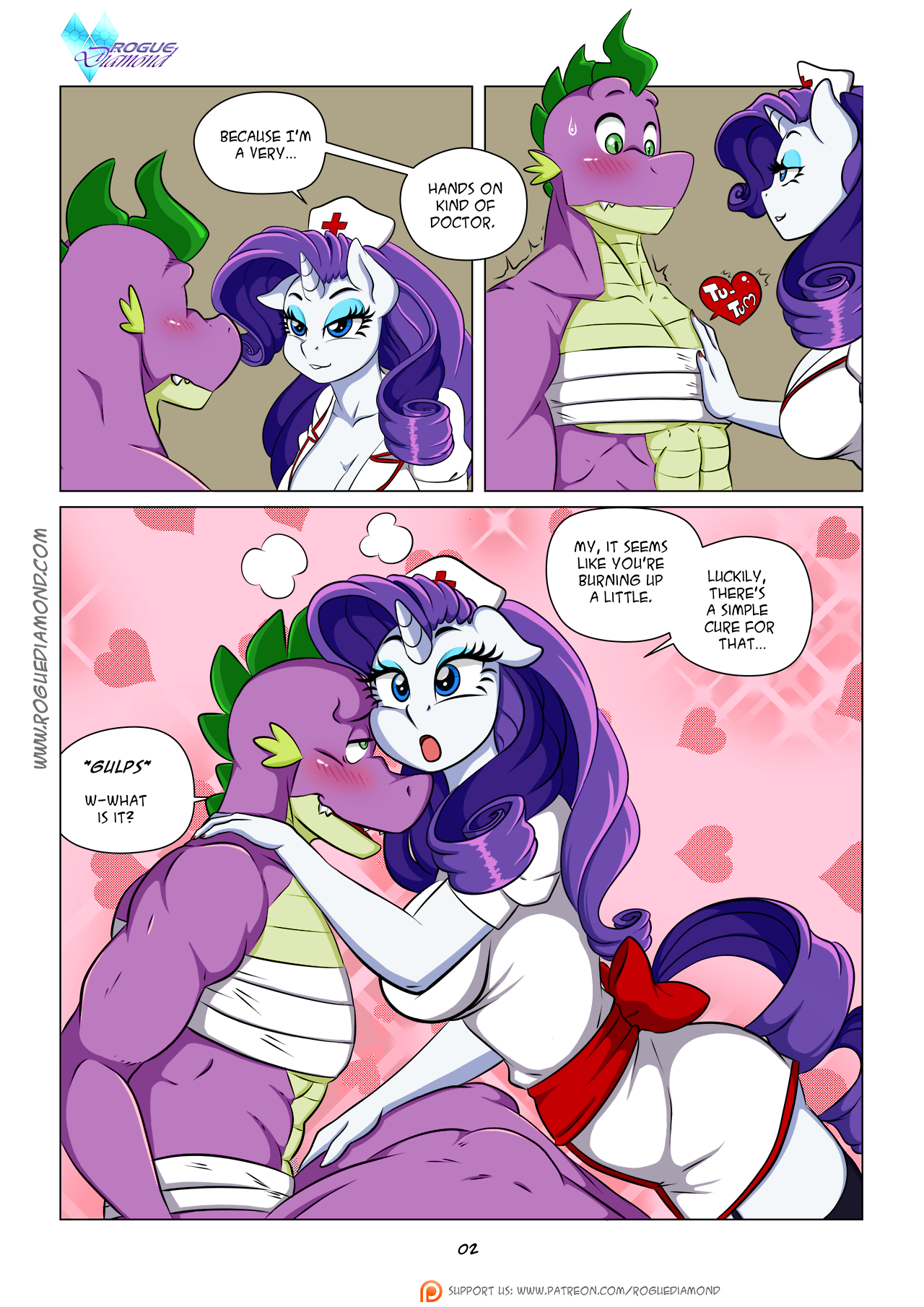 Lustful Diamond. Rare Nurse page 4 full