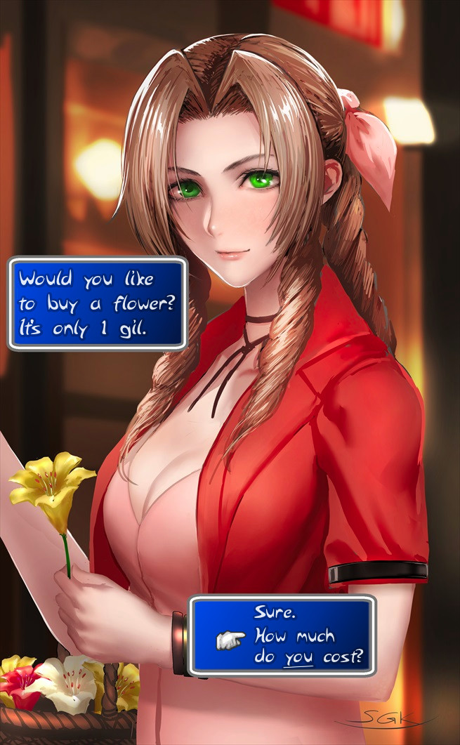 Cloud meets Aerith page 1 full
