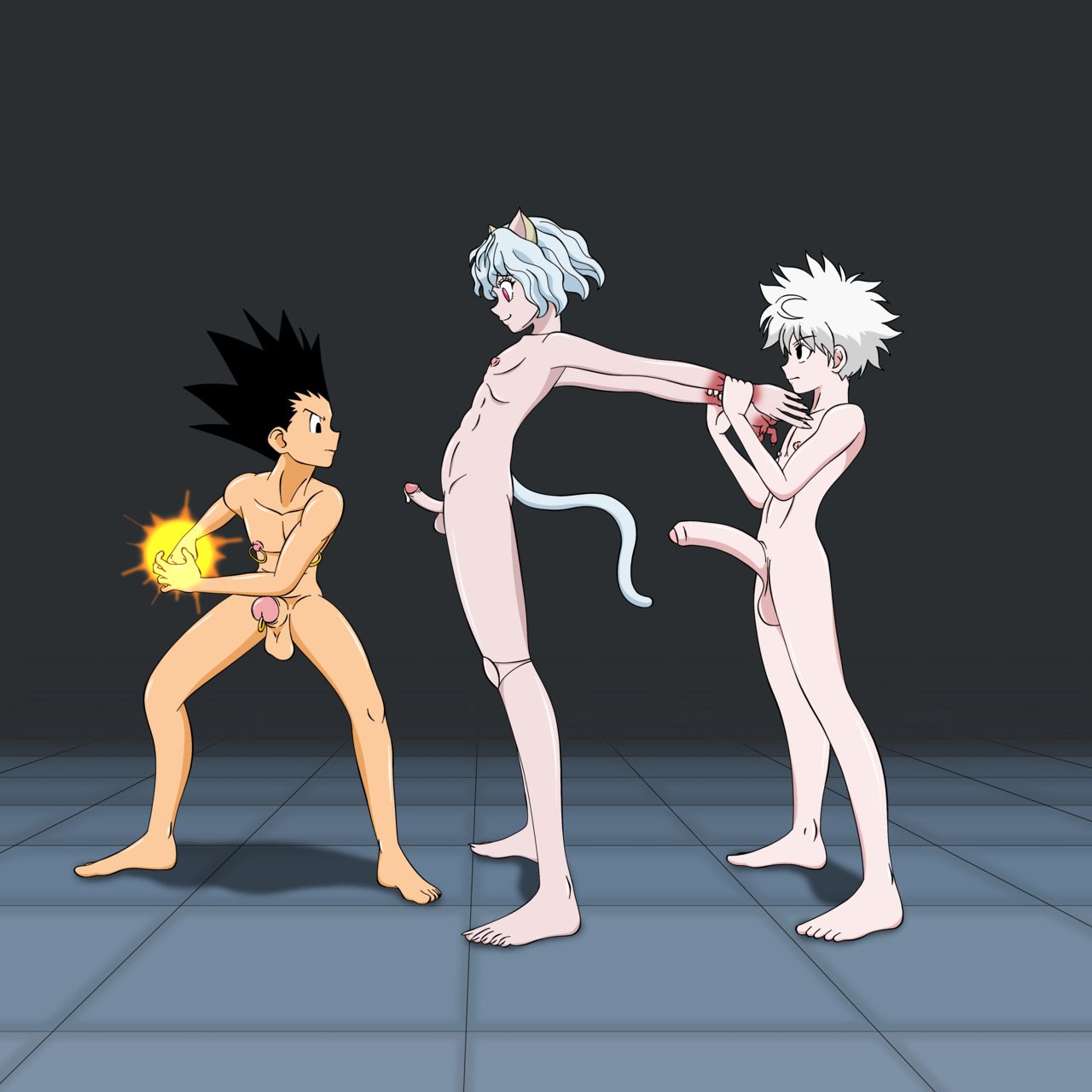 Gon and Killua Bully a Cat page 3 full