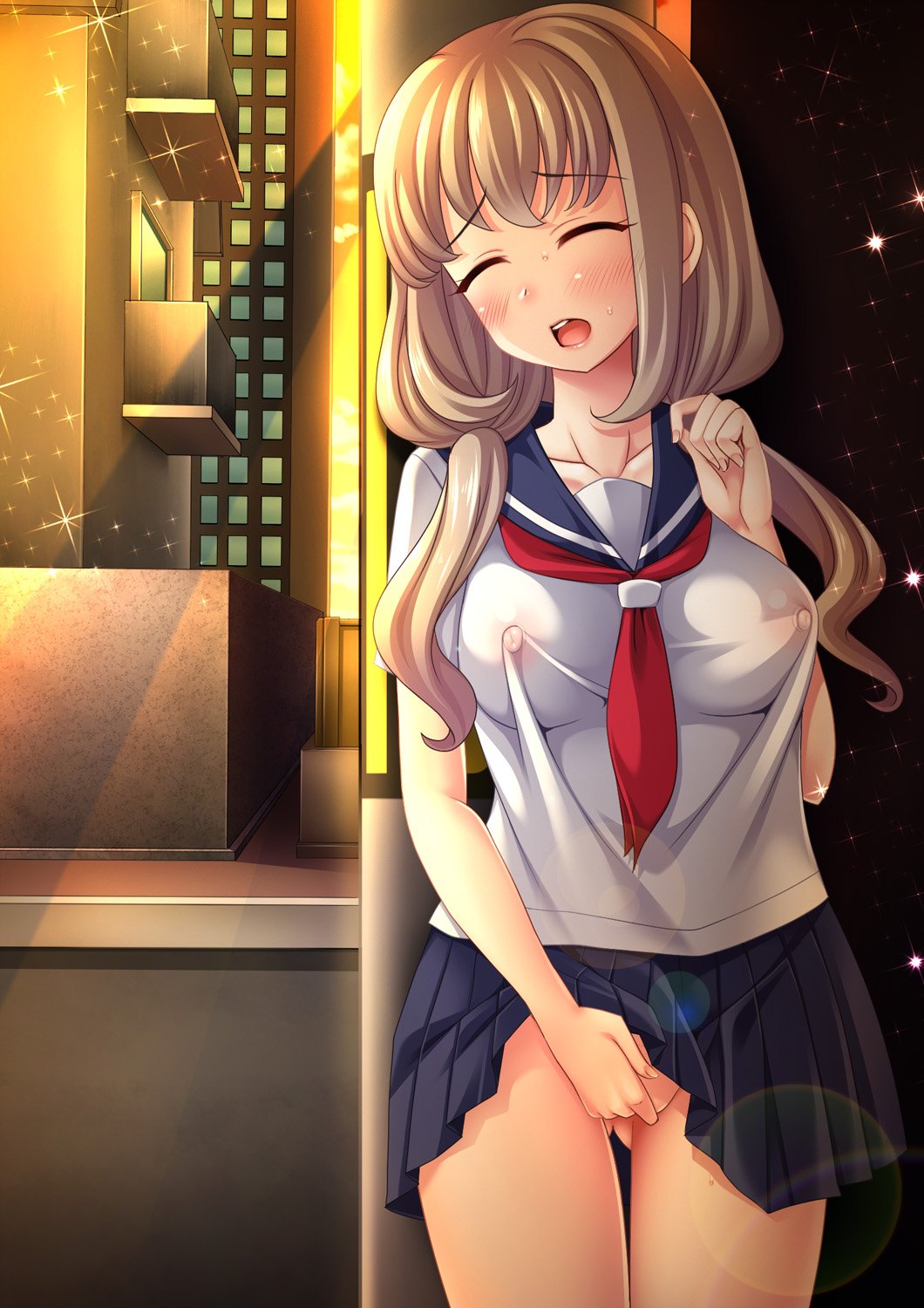 H na Shojo ga Roshutsu Shite Kimochiyoku Naru CG Shuu page 5 full