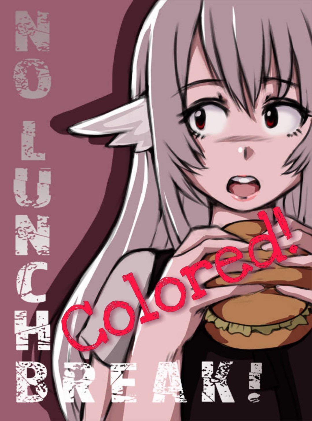 No Lunch Break! Colored Version page 1 full