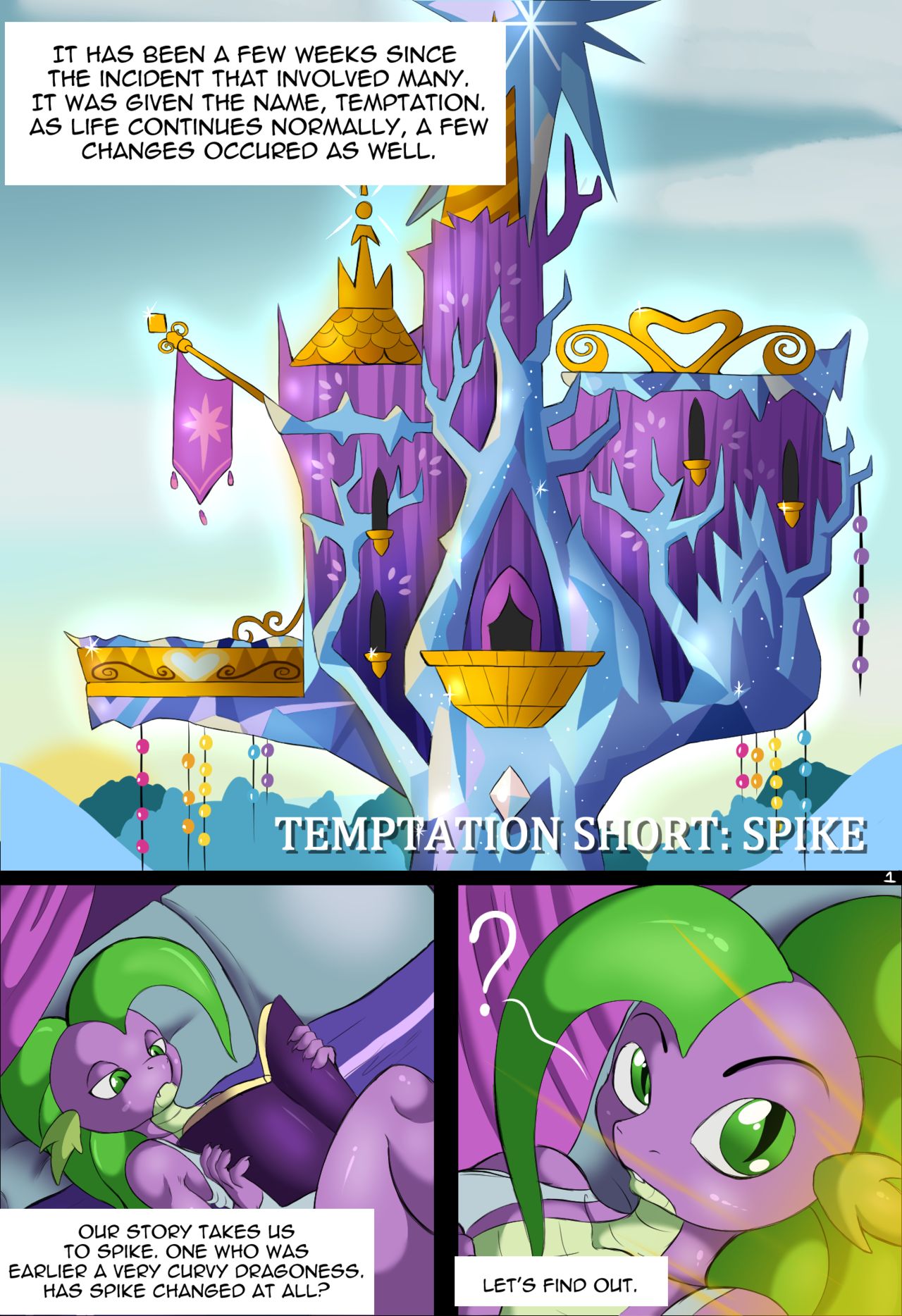 Temptation Short: Spike page 1 full