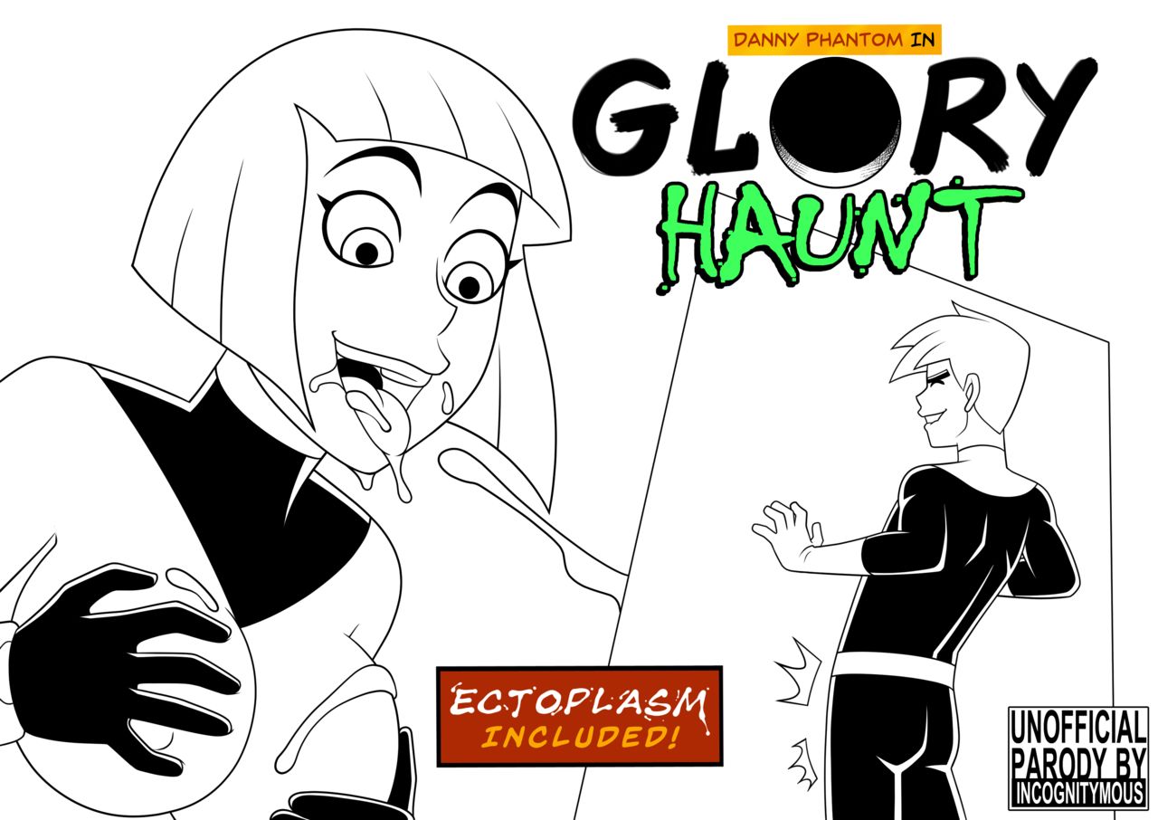 Danny Phantom - Glory HauntBlack and white page 1 full