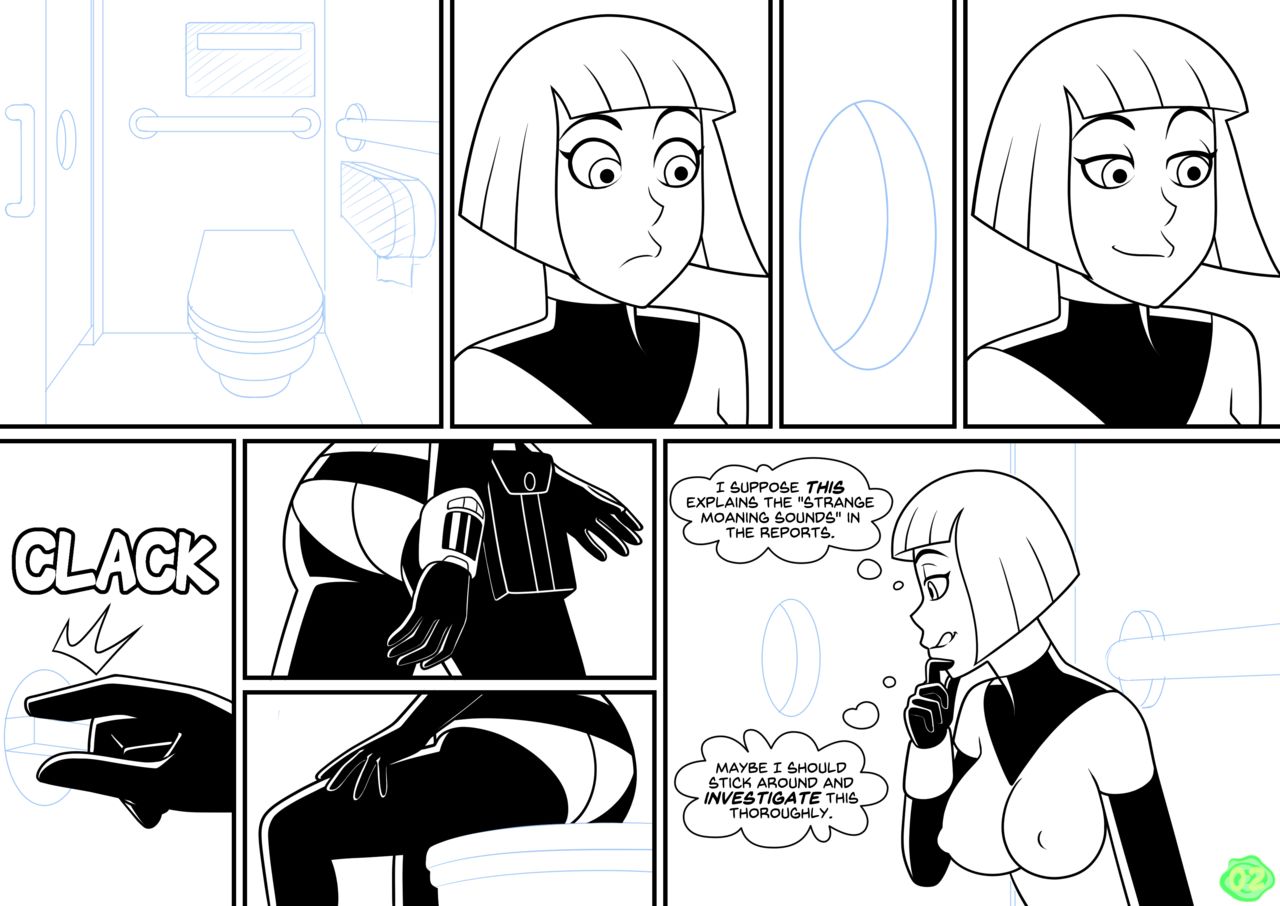 Danny Phantom - Glory HauntBlack and white page 3 full