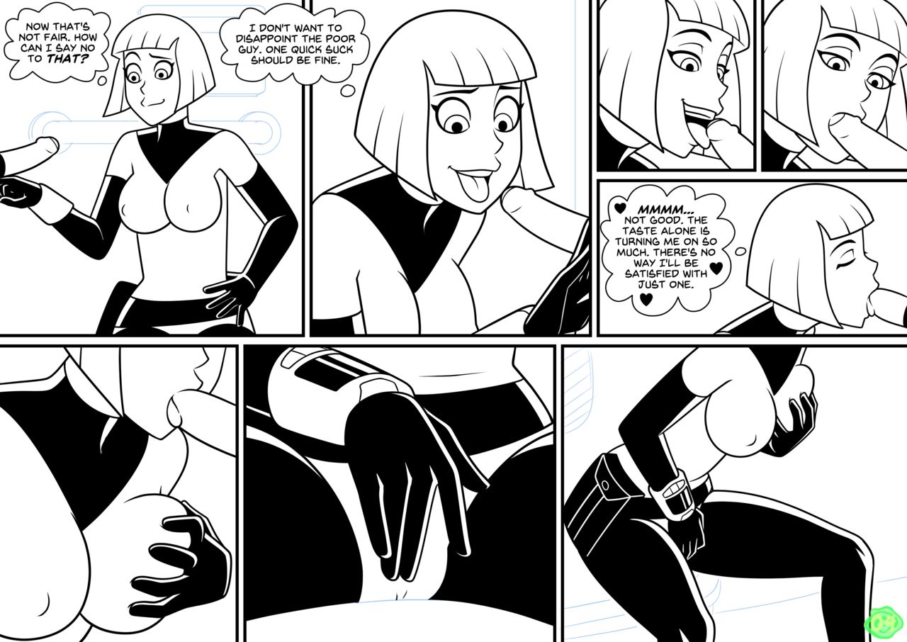 Danny Phantom - Glory HauntBlack and white page 5 full