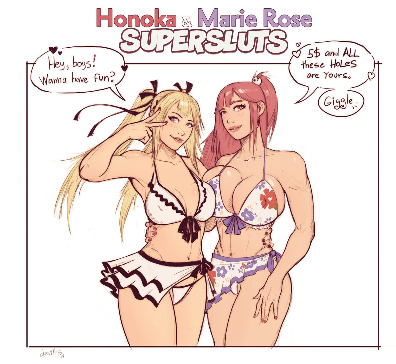 Honoka and Marie Rose Supersluts page 1 full