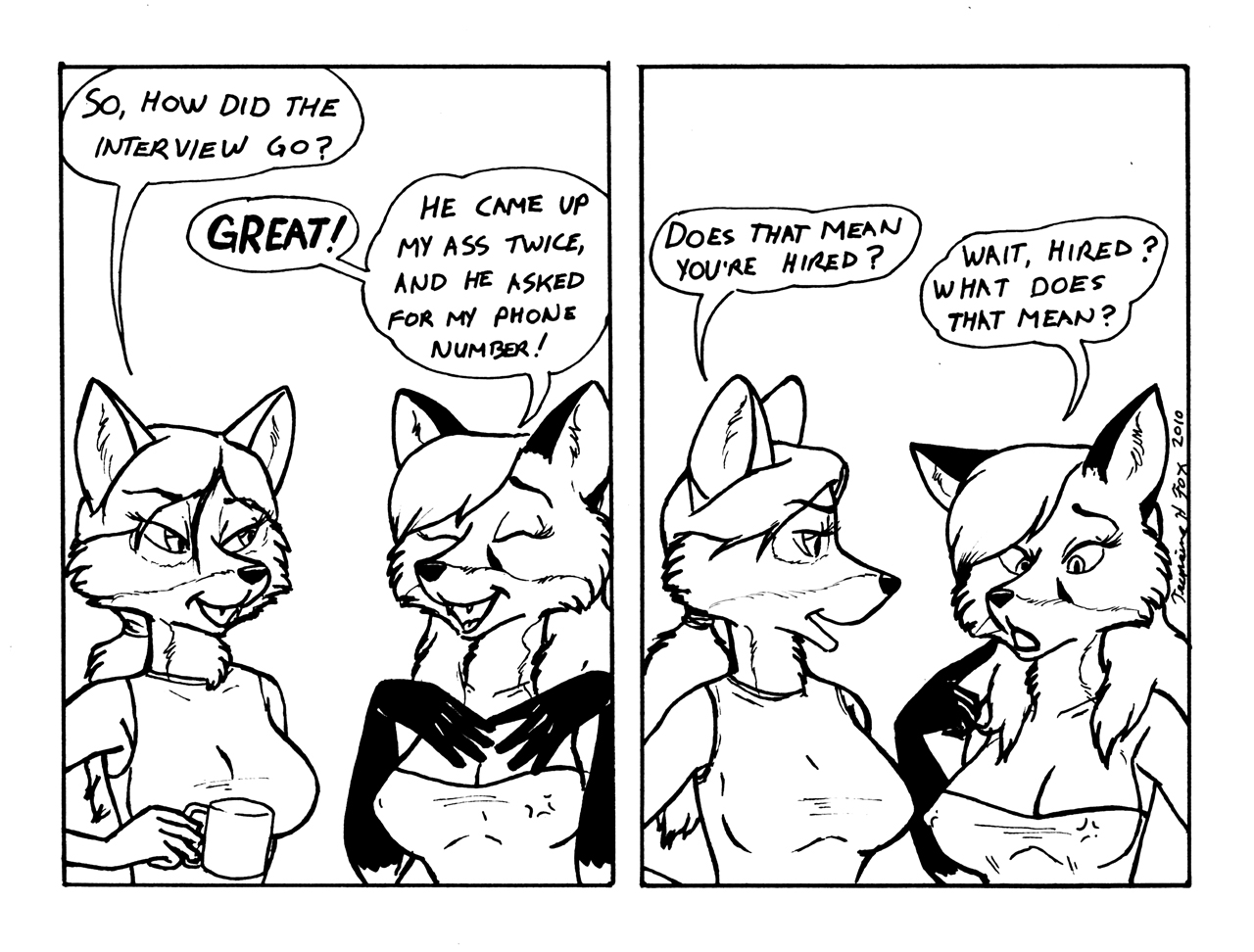 Poking at Vixens 3 page 5 full