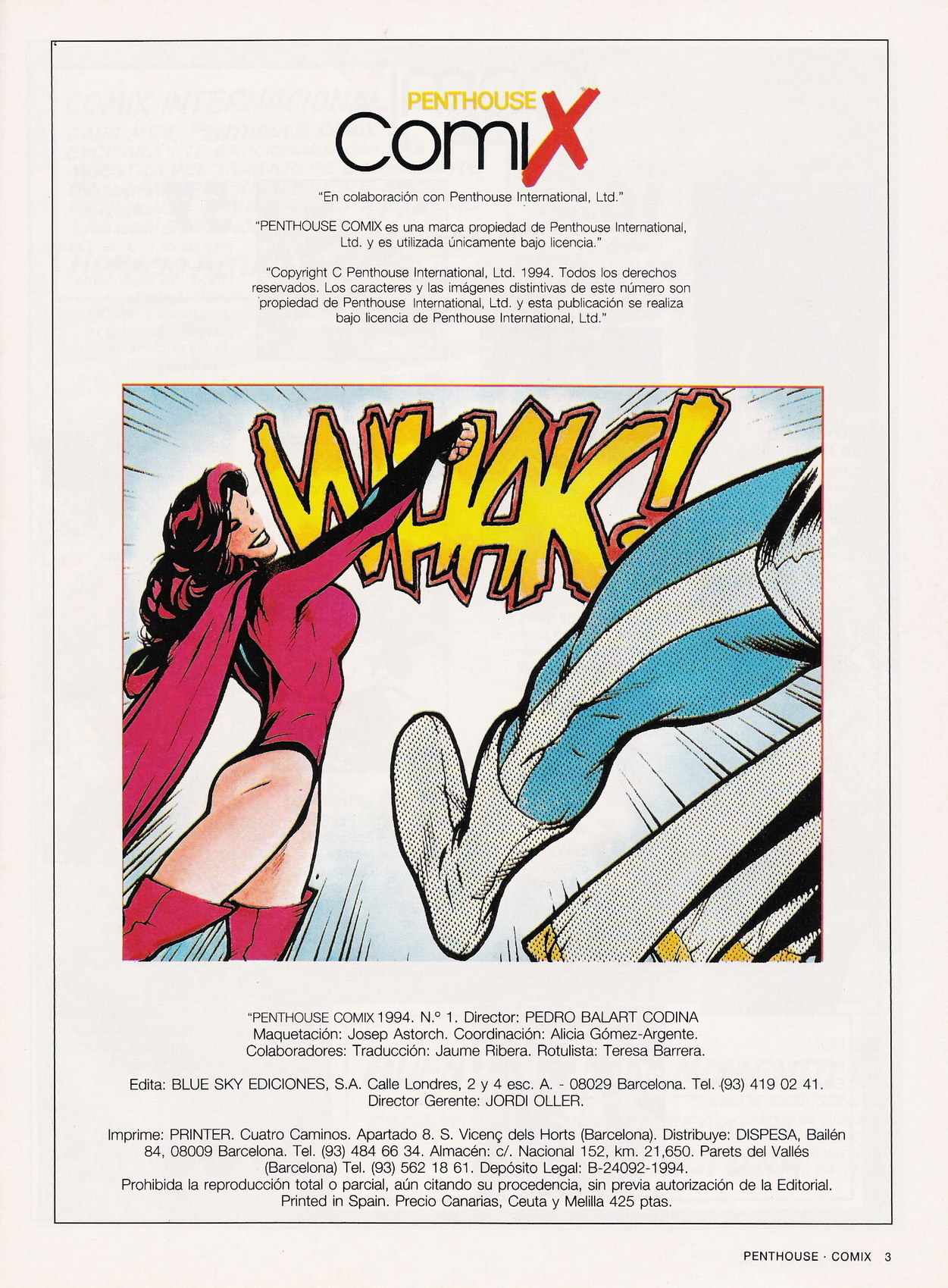 Penthouse Comix 01 page 3 full