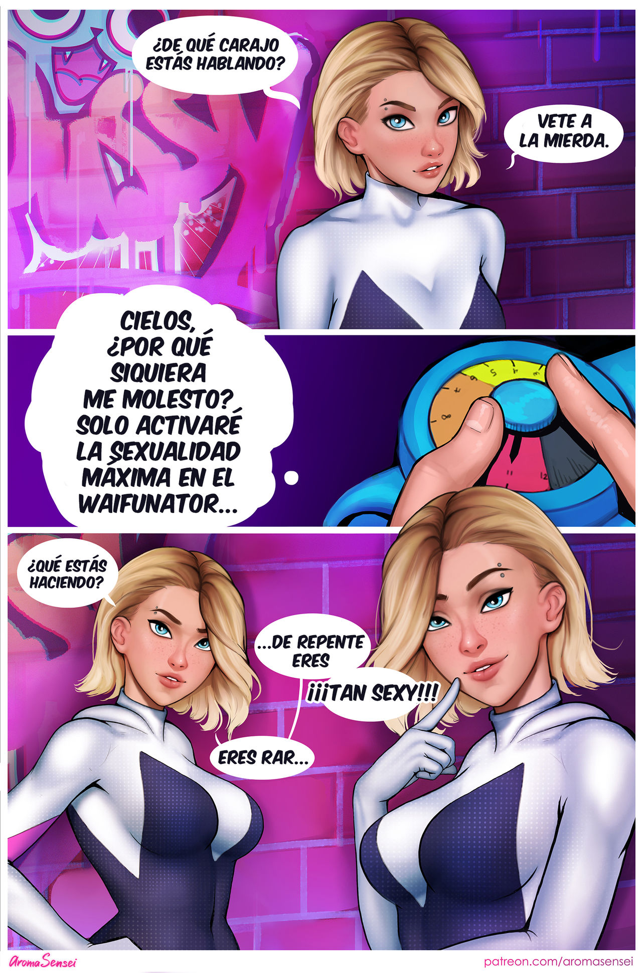 Waifunator vol1. Gwen page 7 full