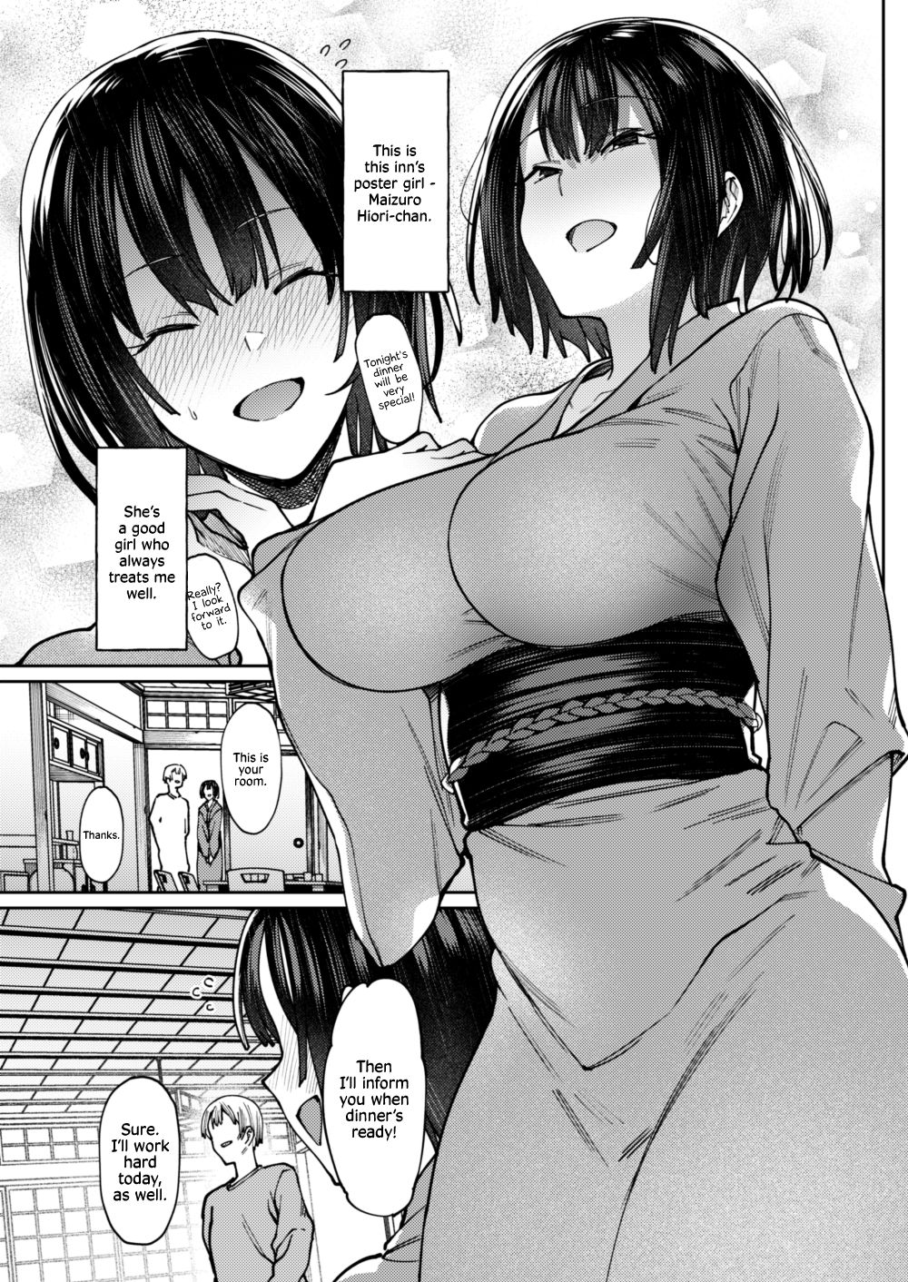 Amaku, Sasayakizaku. | Sweet Whispers page 4 full