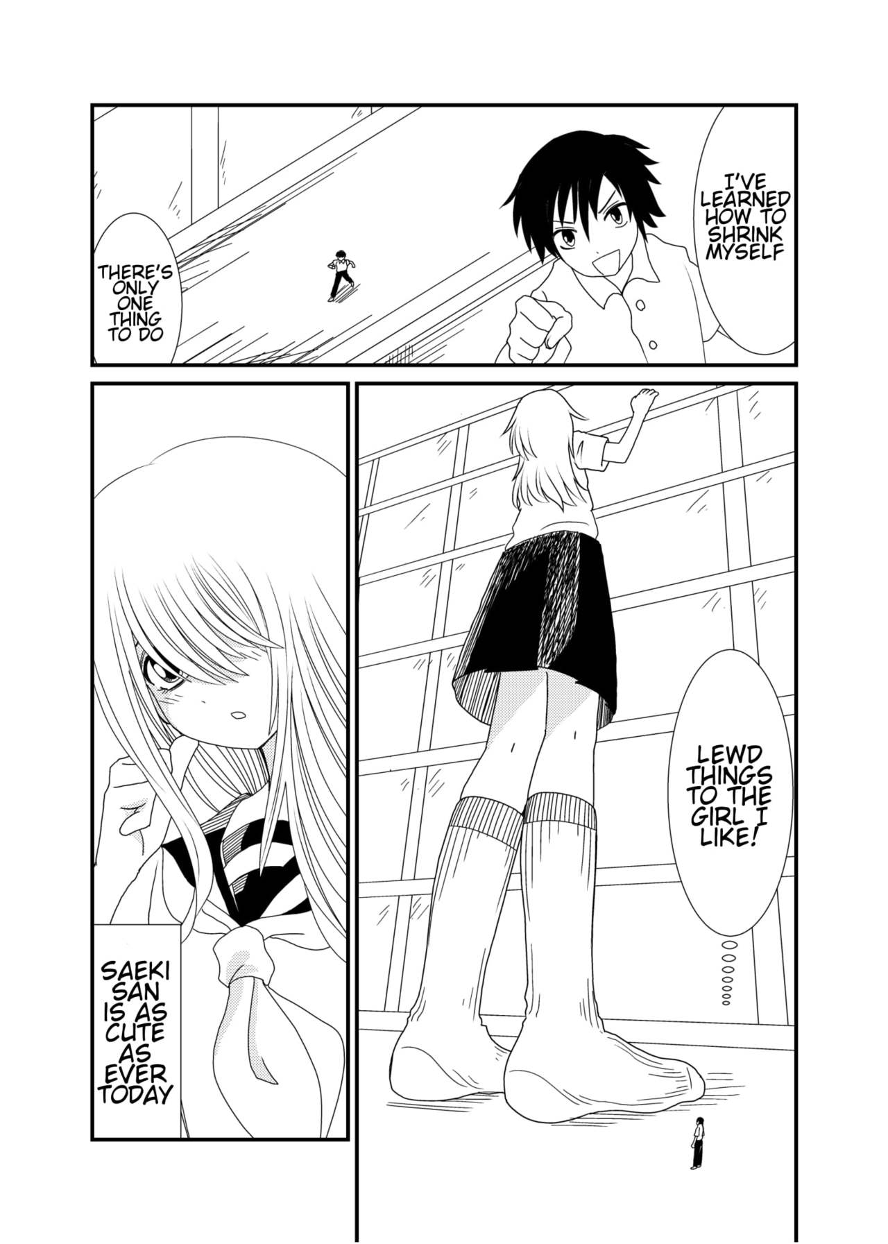 Mekakure-chan ni Fumaretai | Wanna Get Stepped on by Mekakure-chan page 2 full