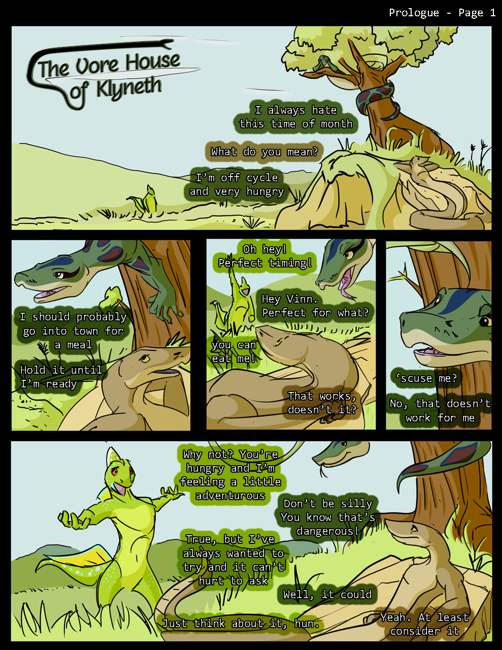 The Vore House of Klyneth - Prologue by Runa216 page 1 full