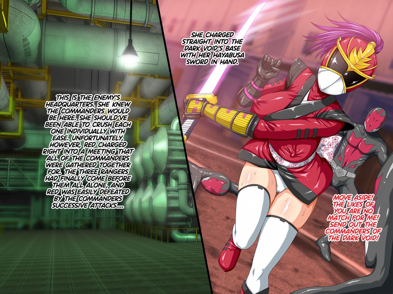 Kyonyuu Sentai Sangyarukan Red Akuochi Hen  =White Symphony= page 5 full