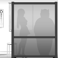 Kotegawa x Kouchou Silhouette Hokenshitsu