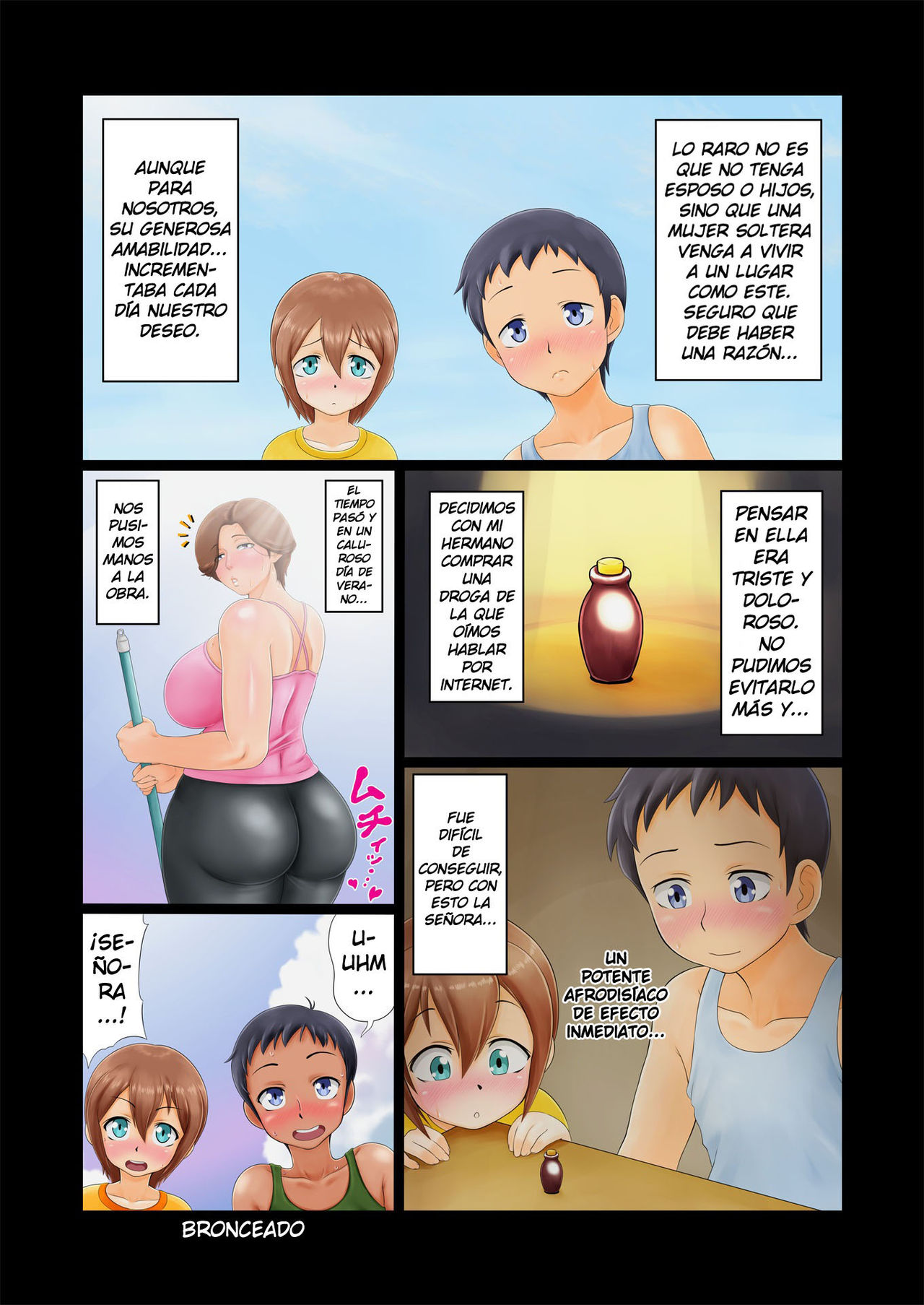 Shota Kyoudai to Tonari no Oba-san. | Los Hermanos Shota y la Vecina de al lado. page 4 full