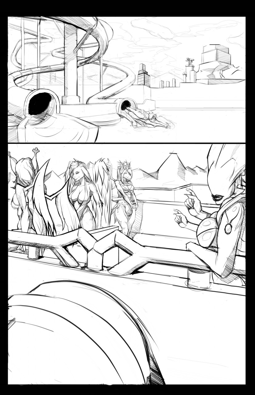 Absorption Sketch Comic page 1 full