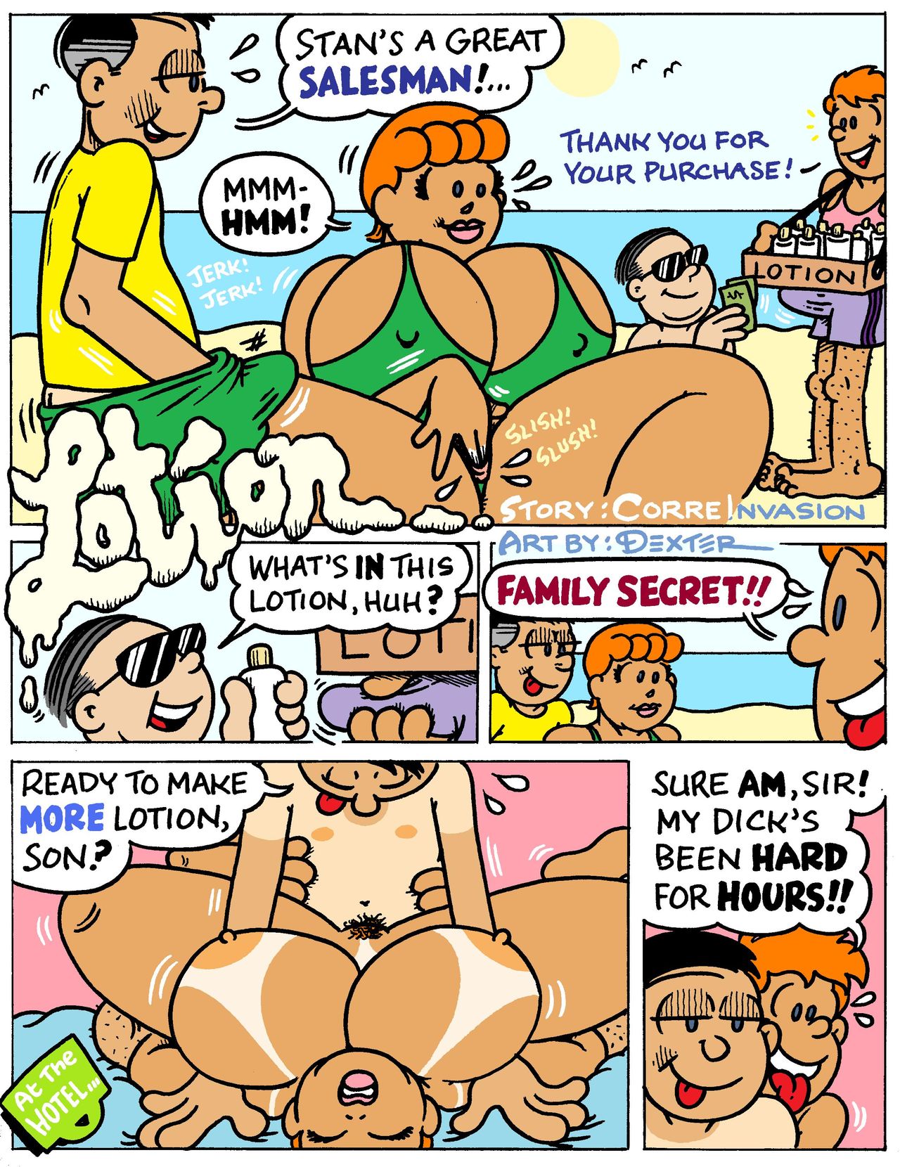 Dexter Cockburn: Lotion page 1 full