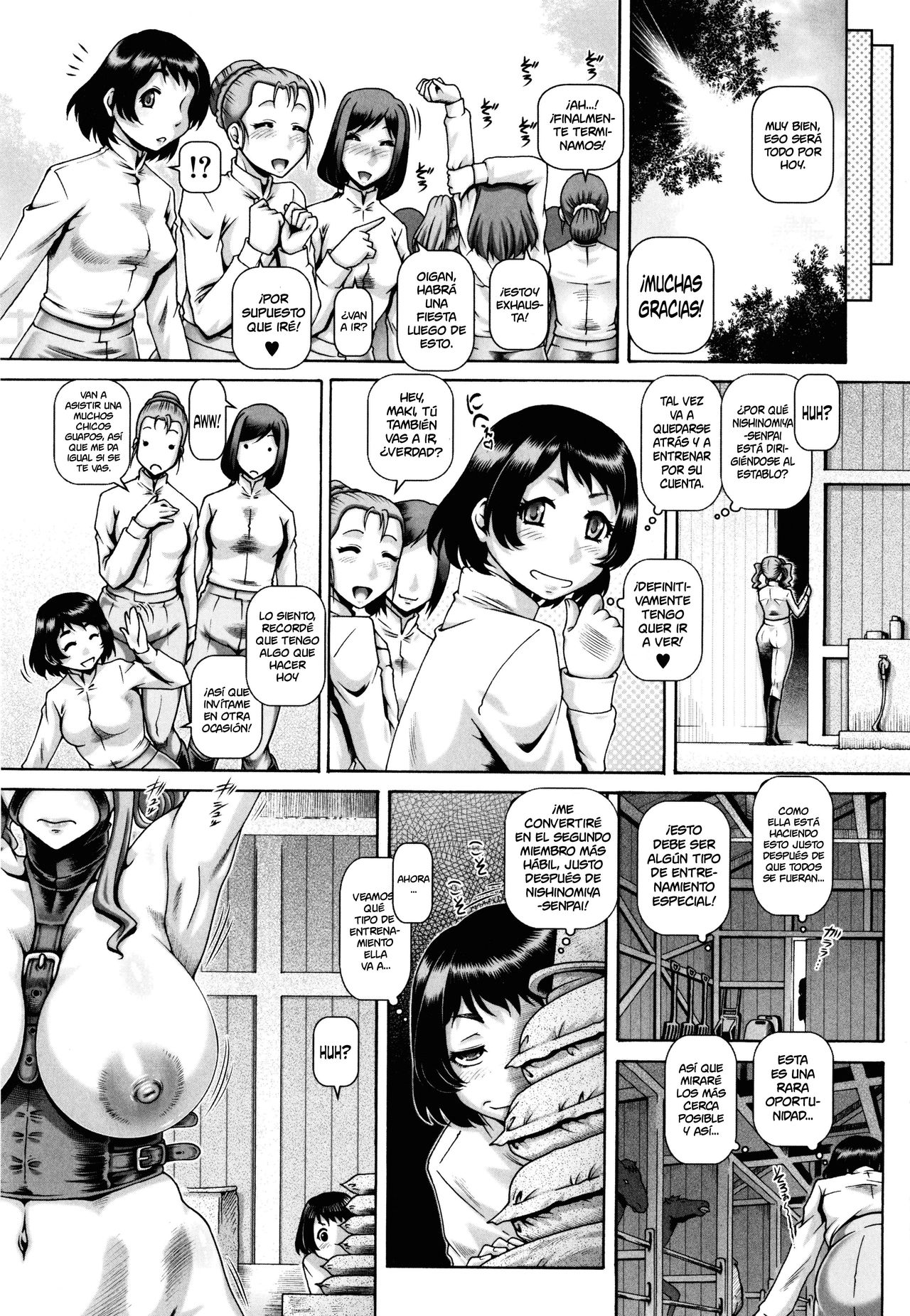 Nishinomiya Senpai no Yamitore | El Entramiento Secreto de Nishinomiya Senpai page 9 full