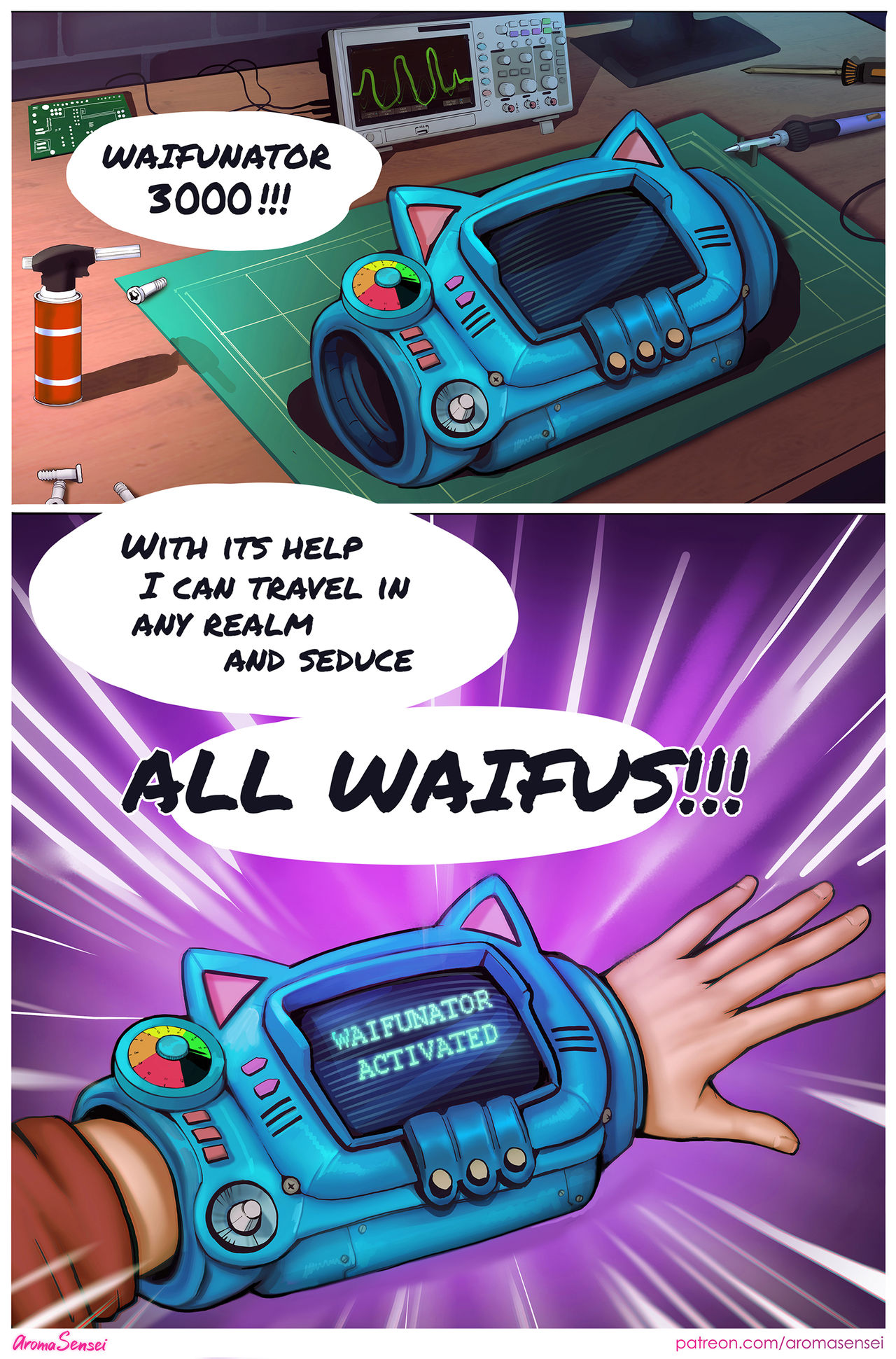 Waifunator vol1. Gwen page 3 full