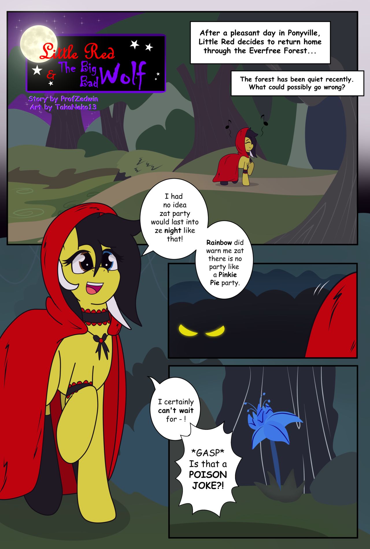 Little Red and the Big Bad Wolf page 1 full